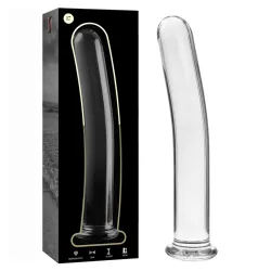 NEBULA SERIES BY IBIZA - MODELO 17 DILDO CRISTAL BOROSILICATO 18.5 X 3 CM TRANSPARENTE