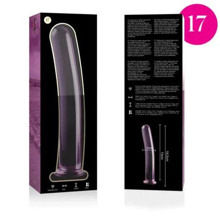 NEBULA SERIES BY IBIZA - MODELO 17 DILDO CRISTAL BOROSILICATO 18.5 X 3 CM TRANSPARENTE