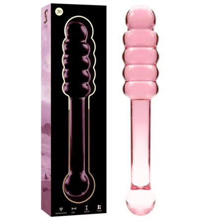 NEBULA SERIES BY IBIZA - MODELO 20 DILDO CRISTAL BOROSILICATO 20.5 X 3 CM TRANSPARENTE