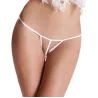 PASSION MICRO TANGA ABIERTO BLANCO TALLA UNICA