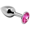 ALIVE - ANAL PLEASURE MINI PLUG METAL ROSA TALLA S