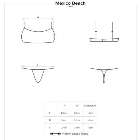 OBSESSIVE - MEXICO BEACH BIKINI VERDE M