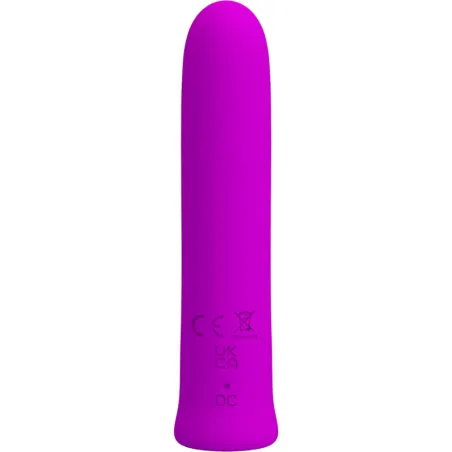 PRETTY LOVE - CURTIS MINI VIBRADOR SUPER POWER 12 VIBRACIONES SILICONA VIOLETA