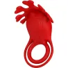 PRETTY LOVE - RUBEN ANILLO VIBRADOR 7 VIBRACIONES SILICONA ROJO