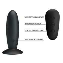 Plug Anal Vibrador Mr.Play Negro | Sweet Sin Erotic