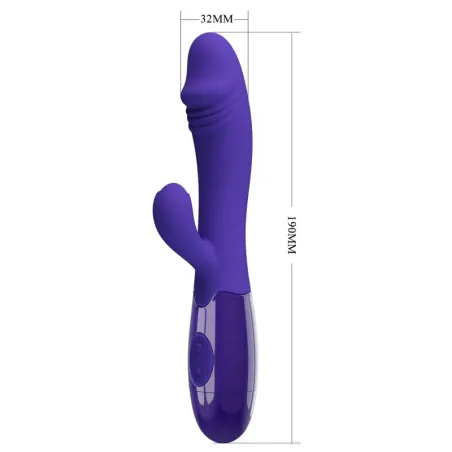 PRETTY LOVE - SNAPPY YOUTH VIBRADOR  ESTIMULADOR PUNTOG VIOLETA