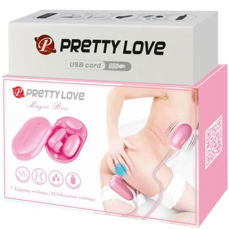 PRETTY LOVE - MAGIC BOX BALA VIBRADORA  ESTIMULADOR ROSA