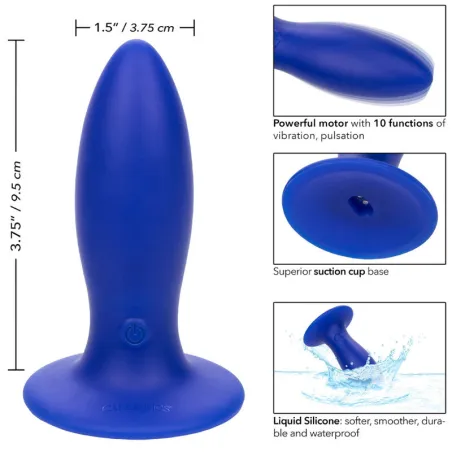 ADMIRAL - TORPEDO PLUG ANAL VIBRADOR AZUL