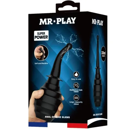 MR PLAY - DUCHA ANAL BLKM6 SUPER POWER NEGRO