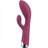 SATISFYER - SPINNING RABBIT 1 ESTIMULACION CLITORIS Y PUNTO G ROJO