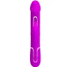 PRETTY LOVE - KAMPAS VIBRADOR RABBIT 3 EN 1 MULTIFUNCIÓN CON LENGUA VIOLETA