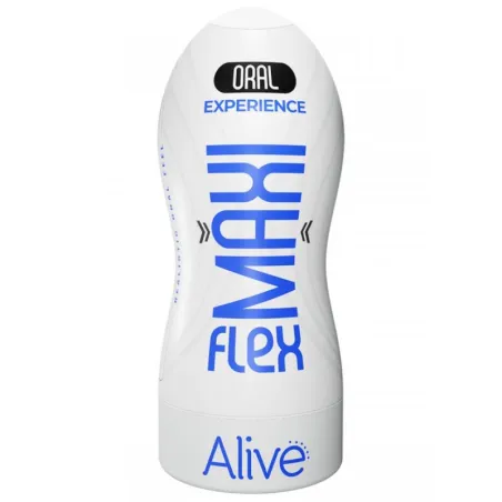 ALIVE - MAXI FLEX MASTURBADOR MASCULINO BOCA TALLA L