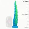 EPIC - SCYLLA DILDO TENTÁCULO FINO FLUORESCENTE TAMAÑO GRANDE