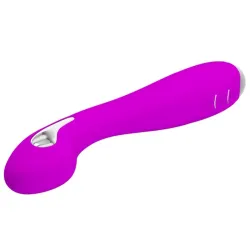 PRETTY LOVE - HECTOR VIBRADOR ELECTROSHOCK RECARGABLE  IMPERMEABLE MORADO