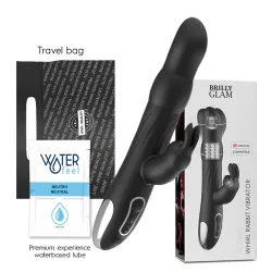 BRILLY GLAM - MOEBIUS RABBIT VIBRATOR  ROTATOR COMPATIBLE CON WATCHME WIRELESS TECHNOLOGY