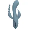 CALEXOTICS - VIBRADOR TRIPLE ÉXTASIS GRIS