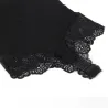 SUBBLIME - TEDDY DETALLE ENCAJE FLORAL NEGRO L/XL