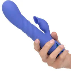 CALEXOTICS - L.A LOVE VIBRADOR  SUCCIONADOR AZUL BY CALIFORNIA DREAMING