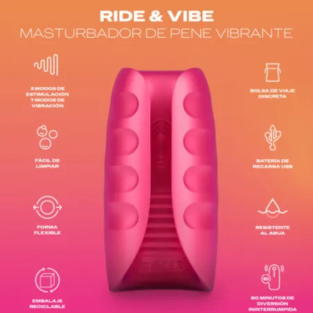 DUREX - TOY MASTURBADOR VIBRADOR RIDE  VIBE