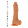 GET REAL - DILDO VIBRADOR ROTADOR UPDOWN NATURAL