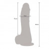 GET REAL - DILDO VIBRADOR ROTADOR UPDOWN NATURAL