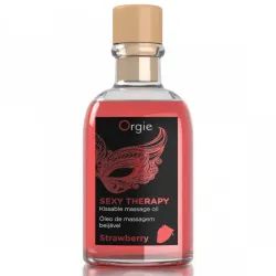 ORGIE - LIPS ACEITE DE MASAJE BESABLE FRESA 100 ML