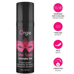 ORGIE - SHE SPOT GEL ÍNTIMO ESTIMULANTE PUNTO G 15 ML
