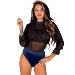 LIVCO CORSETTI FASHION - DRIMINA LC90690 BODY AZUL MARINO L-XL