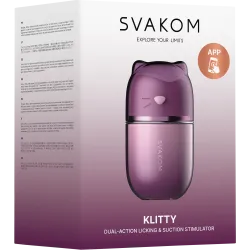 SVAKOM Klitty | Estimulador de clítoris con lengua, succión por aire y control por app