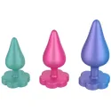 ROMP - LUSTER KIT DE ENTRENAMIENTO ANAL S-M-L CON BASE EN FORMA DE FLOR