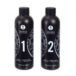 SHUNGA - GEL DE MASAJE EROTICO CUERPO A CUERPO ORIENTAL FRESAS Y CAVA