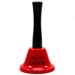 DIABLO PICANTE - CAMPANA DE MANO RING FOR LOVE COLOR ROJO