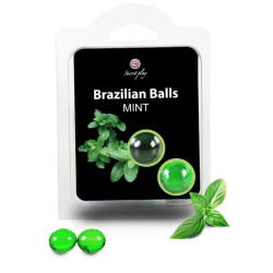 Secretplay Brazilian Balls Menta Set 2 | Sweet Sin Erotic
