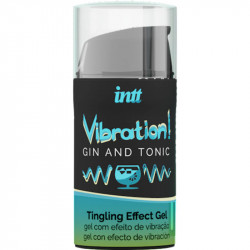 INTT - POTENTE ESTIMULANTE  ÍNTIMO GEL VIBRADOR LIQUIDO GIN  TONIC 15ML