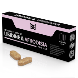 BLACKBULL BY SPARTAN - LIBIDINE  AFRODISIA PLACER INTENSO PARA MUJER 4 CÁPSULAS
