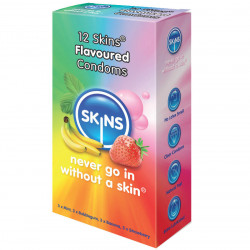 Preservativo Sabores Varios 12 Uds - SKINS | Sweet Sin Erotic