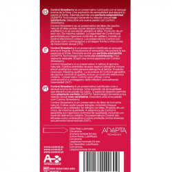 Preservativos Adapta Fresa 12 Uds - CONTROL | Sweet Sin Erotic