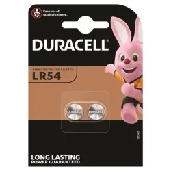 DURACELL - PILA BOTON ALCALINA LR54 LR1130 AG10 1,5V BLISTER2