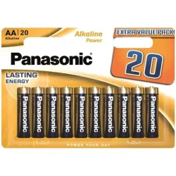 PANASONIC - BRONZE PILA ALCALINA AA LR6 BLISTER20