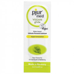 PJUR MED VEGAN GLIDE LUBRICANTE BASE AGUA 2 ML