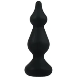 ADRIEN LASTIC - AMUSE PLUG ANAL SILICONA NEGRO TALLA S