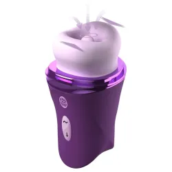 FANTASY FOR HER - LUSH KISS PLUSH PURPLE ESTIMULADOR CLITORAL DE SUCCIÓN Y LAMIDO