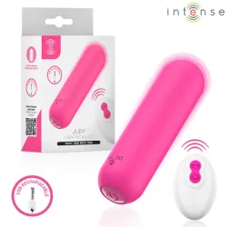 INTENSE - JUDY BALA VIBRADORA RECARGABLE CON CONTROL REMOTO ROSA