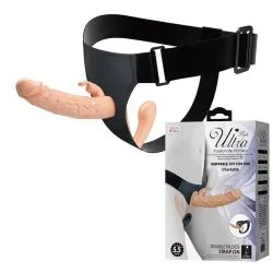 BAILE - CHARLOTTE ARNÉS HOLLOW STRAP-ON DOBLE PENETRACIÓN NATURAL