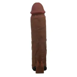 PRETTY LOVE - XERXES FUNDA PARA PENE VIBRADORA 22 CM Ø 4,5 CM COLOR MARRÓN