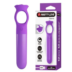 PRETTY LOVE - GIANA MINI MASAJEADOR VIBRADOR RECARGABLE MORADO
