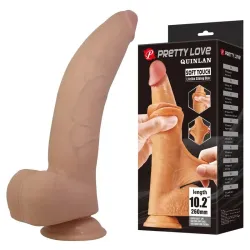 PRETTY LOVE - QUINLAN DILDO REALÍSTICO 26 CM Ø 5,5 CM COLOR NATURAL