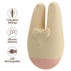 ROMANCE - BUNNY ESTIMULADOR EXTERNO 7 MODOS DE VIBRACIÓN